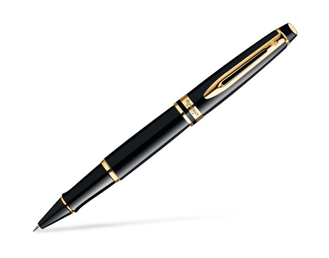 Waterman Expert Black Lacquer GT Roller