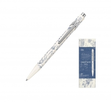 Caran d'Ache - 849 Toile de Jouy Geneva White - Balpen